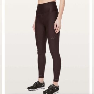 Lululemon Zoned In Tight 27", Plum Shadow